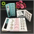 Eye shadow container palette white palette eyeshadow pink paper packaging